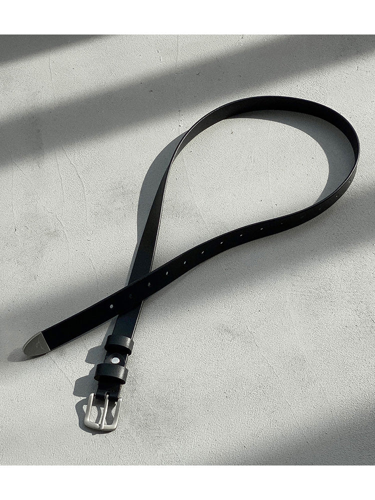 SILVER BUCKLE BELT VFDES4403