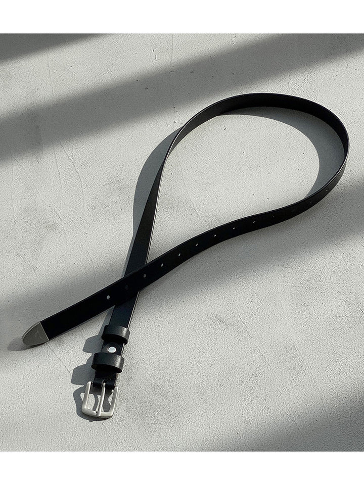SILVER BUCKLE BELT VFDES4403