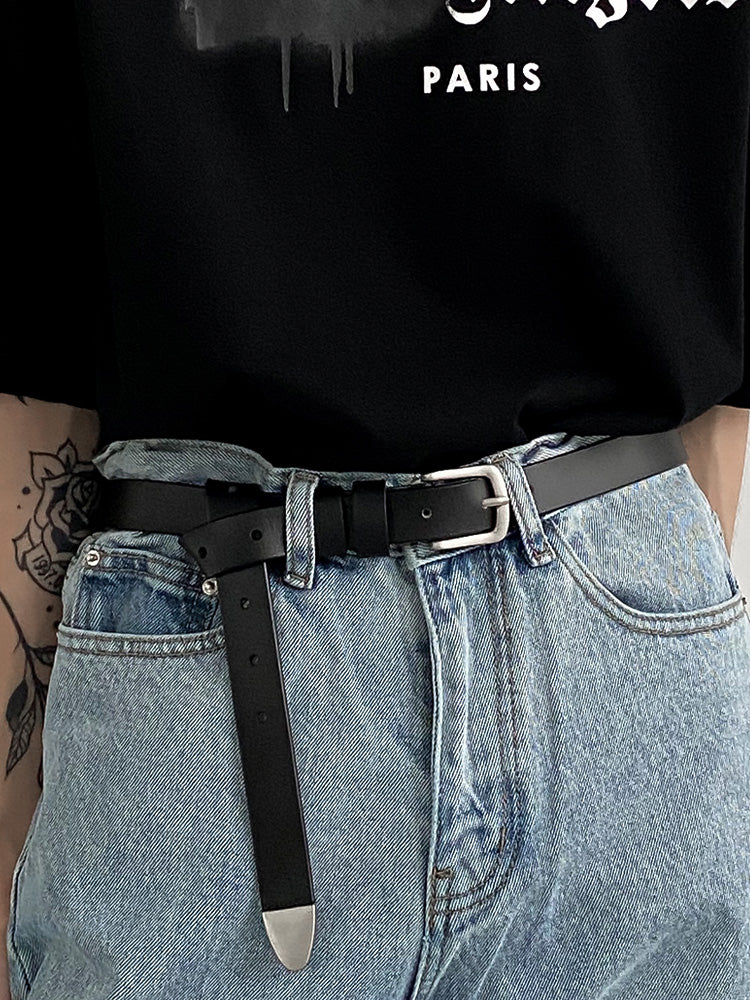 SILVER BUCKLE BELT VFDES4403