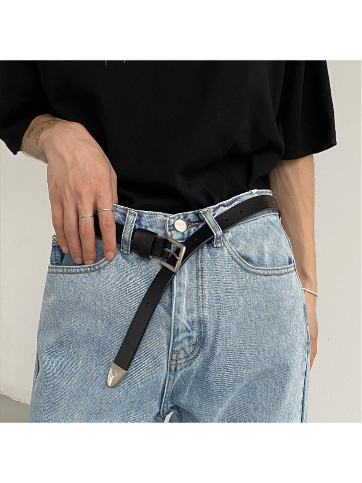 SILVER BUCKLE BELT VFDES4403