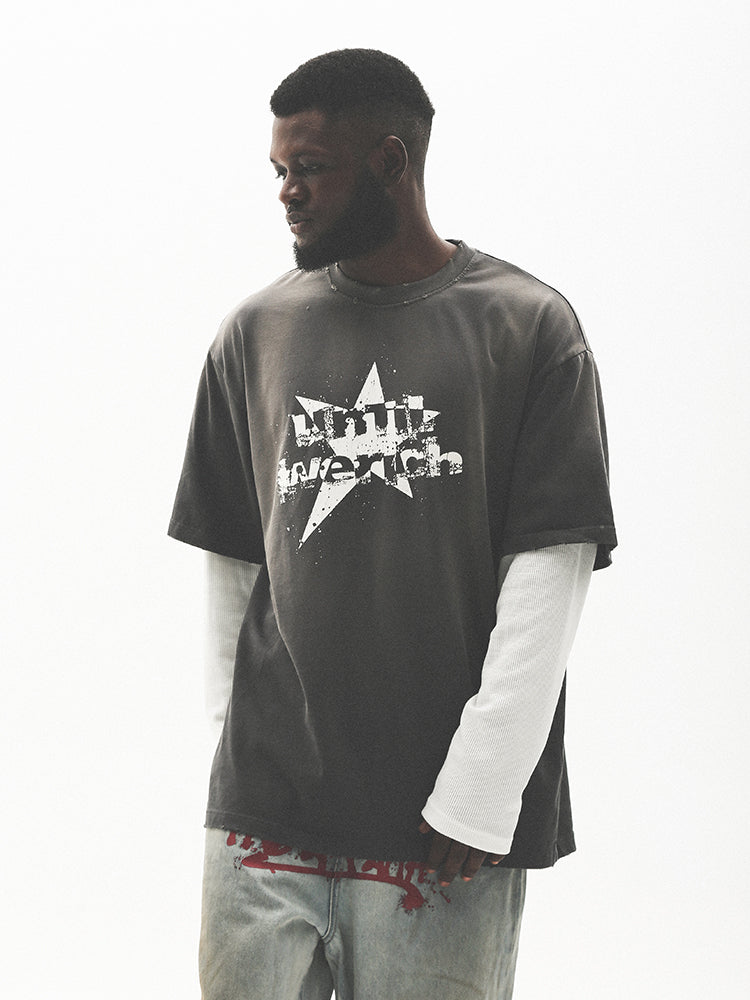 VINTAGELIKE GRAPHIC T-SHIRT UWDES4431
