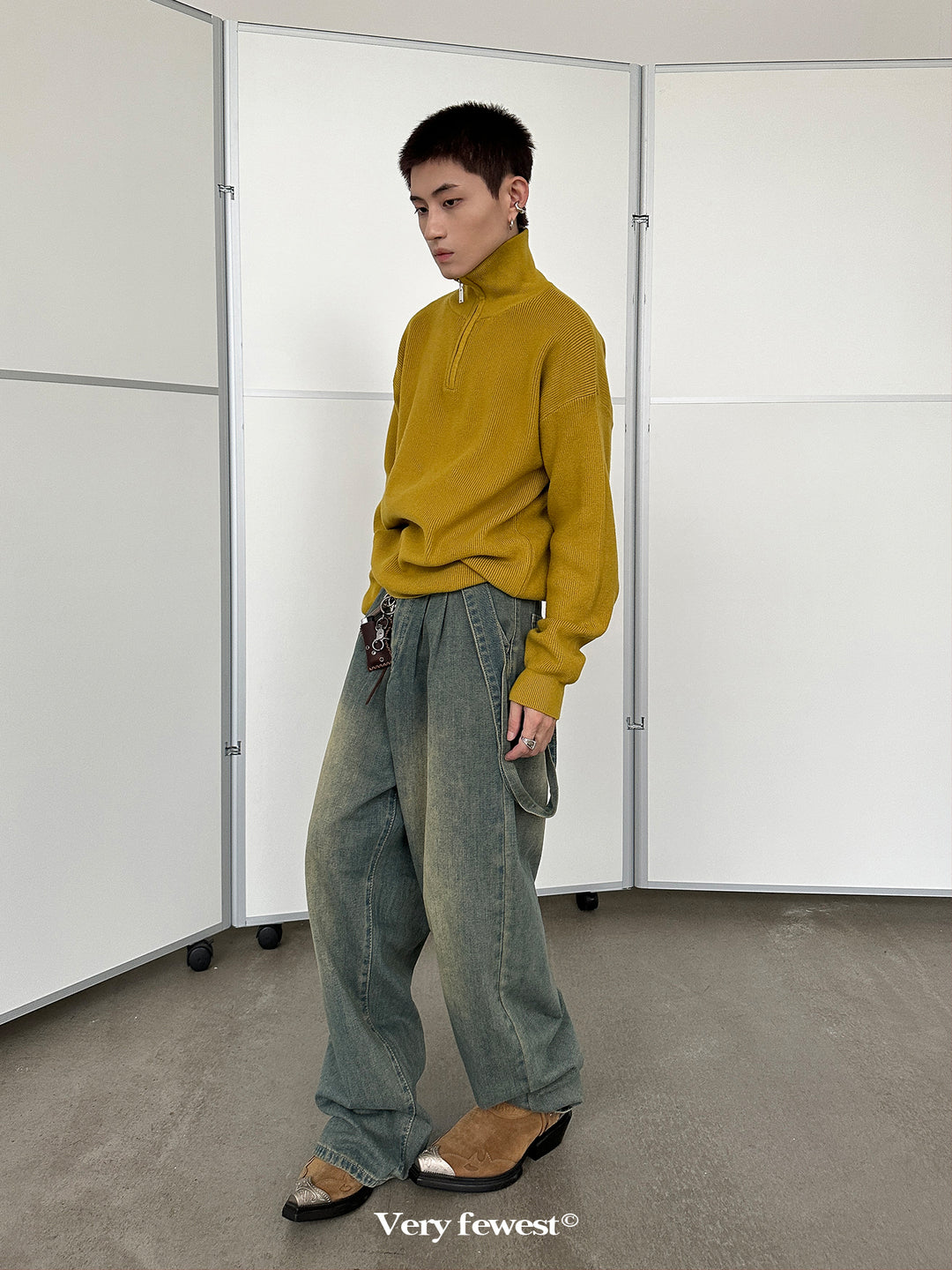 WASHED WIDE DENIM VFDES4404