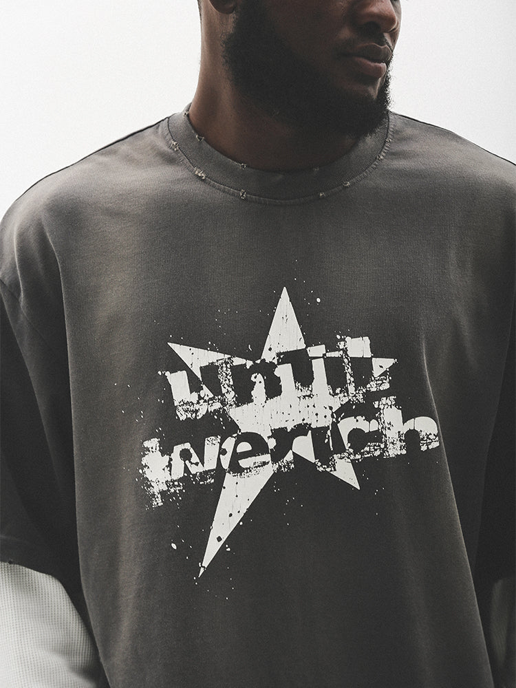 VINTAGELIKE GRAPHIC T-SHIRT UWDES4431