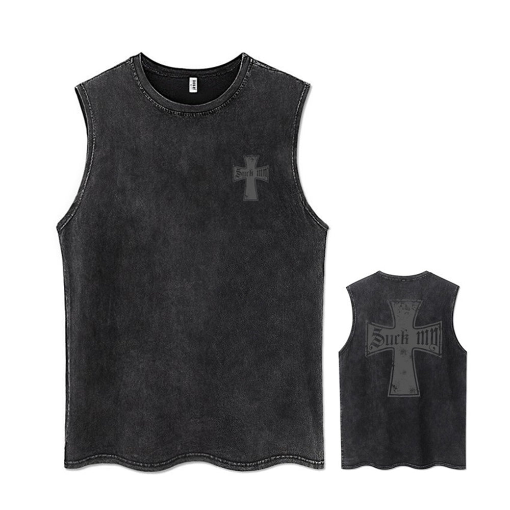 VINTAGE GRAPHIC SLEEVELESS TEE BEDES4693