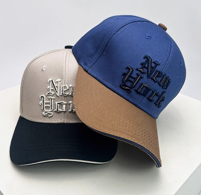TWO TONE LOGO EMBROIDERY CAP BEDES4740