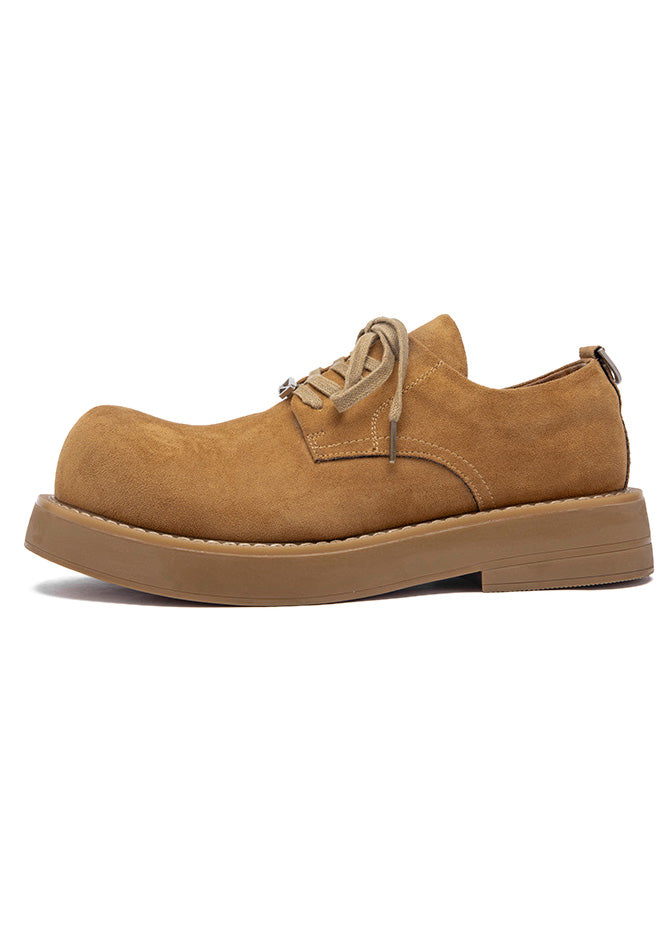 CHUNKY SOLE SUEDE DERBY SHOES BEDES4766