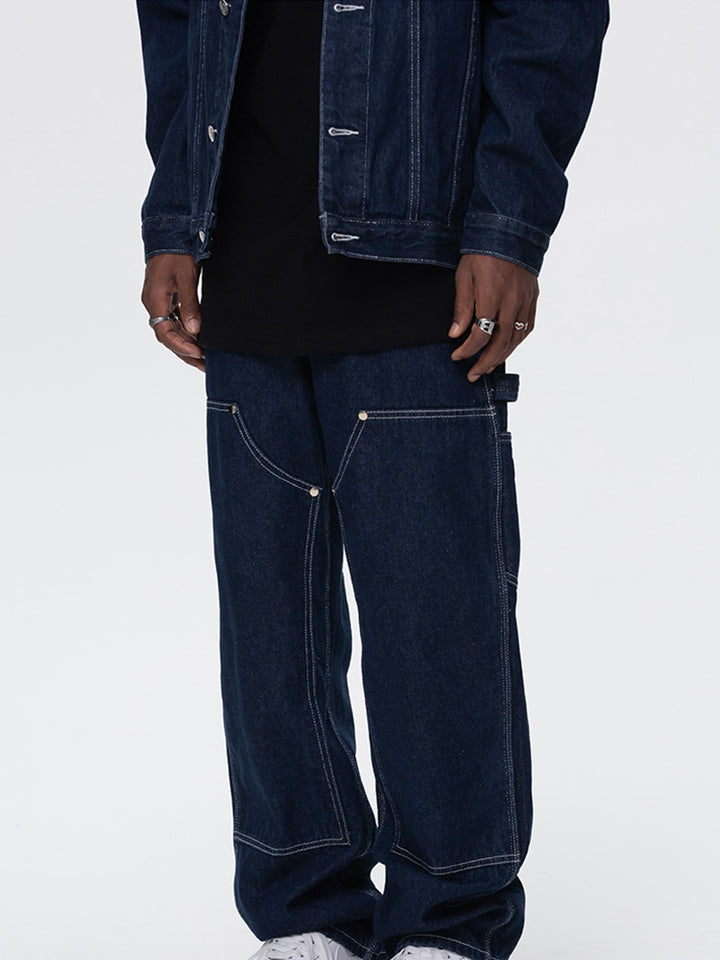 STITCH WIDE DENIM PANTS UWDES4409