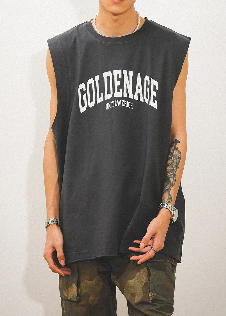 SLEEVELESS LOGO T-SHIRT UWDES4451