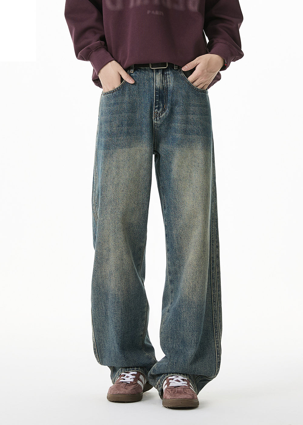 SIDE LINE FADE DENIM AEDES4574