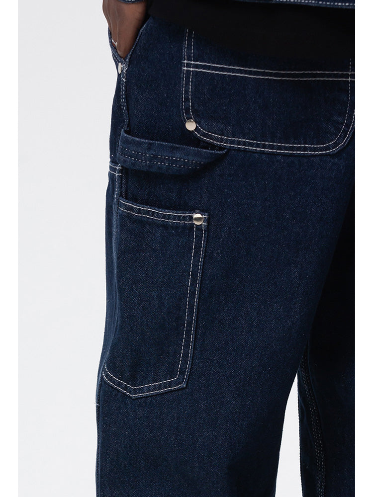 STITCH WIDE DENIM PANTS UWDES4409