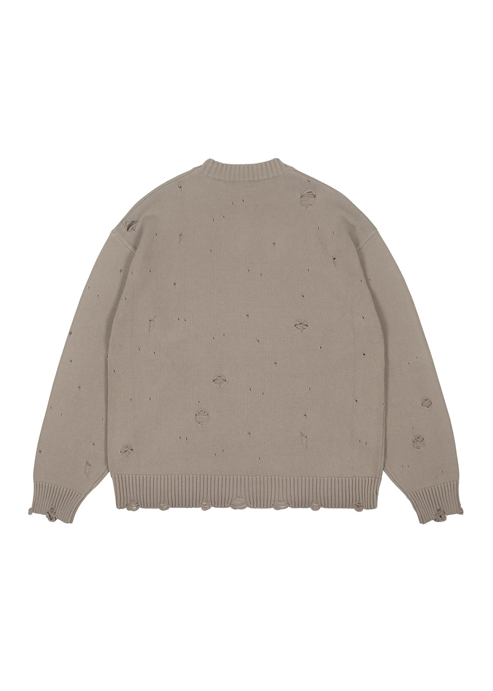 DAMAGED KNIT PULLOVER BEDES4526