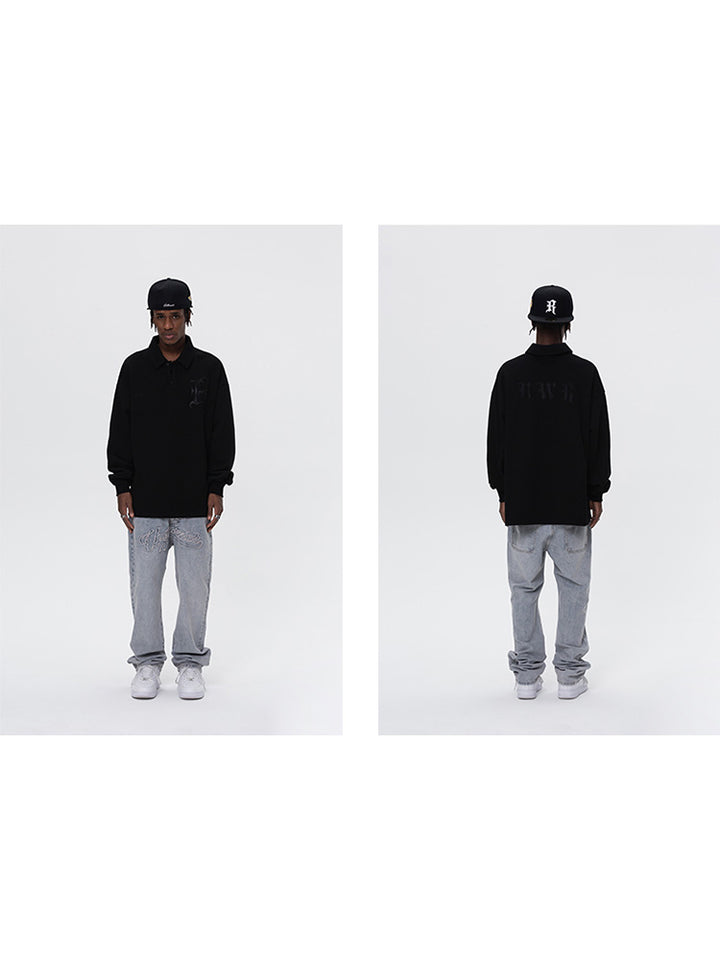 EMBLEM LS POLO SHIRT UWDES4410