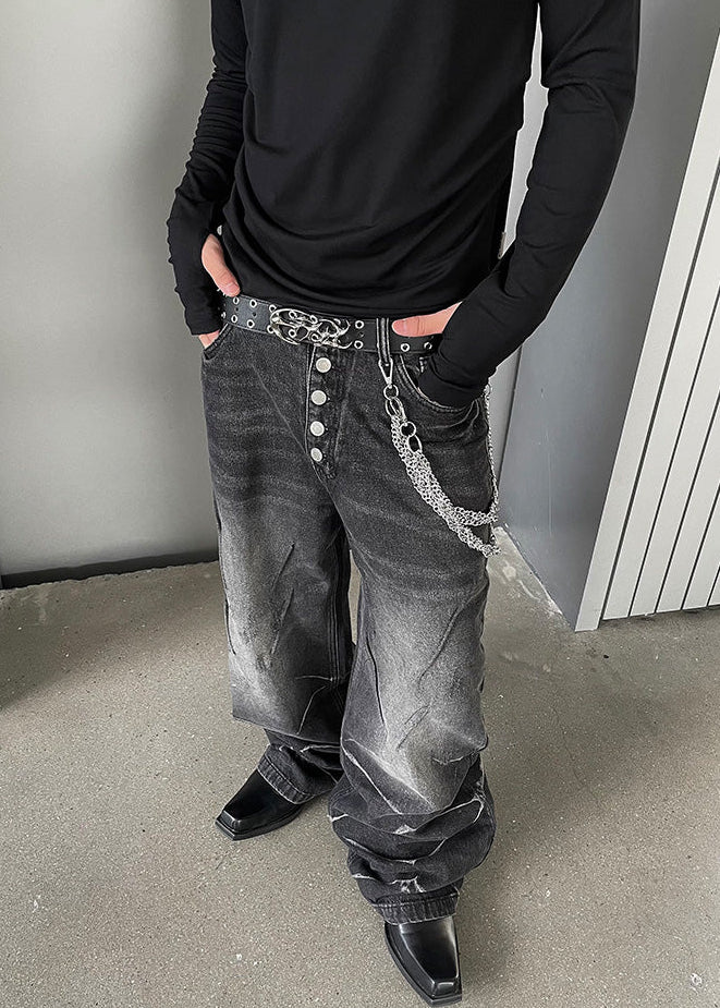 DESIGHNED WIDE DENIM PANTS DFDES4492