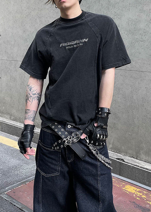 WASHED PANEL LOGO T-SHIRT DFDES4590