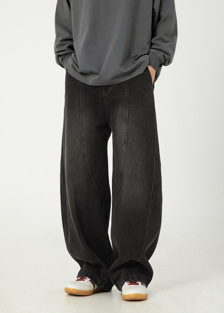 CURVE WIDE DENIM PANTS BEDES4528