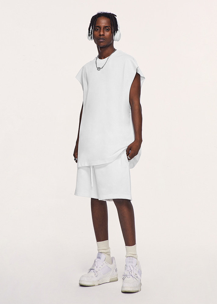 OVERSIZED SLEEVELESS T-SHIRT BEDES4637