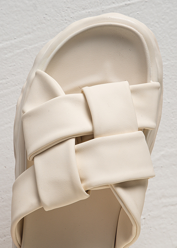 WOVEN PLATFORM SLIDES BEDES4653