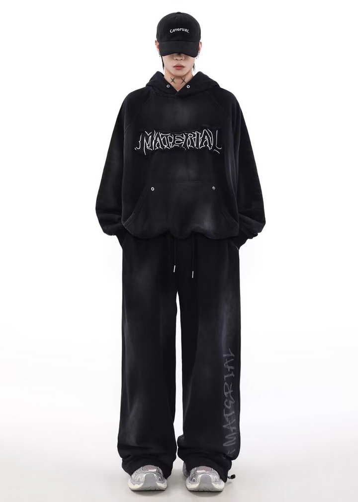 SMOKE DYE LOGO SWEAT PANTS BEDES4517