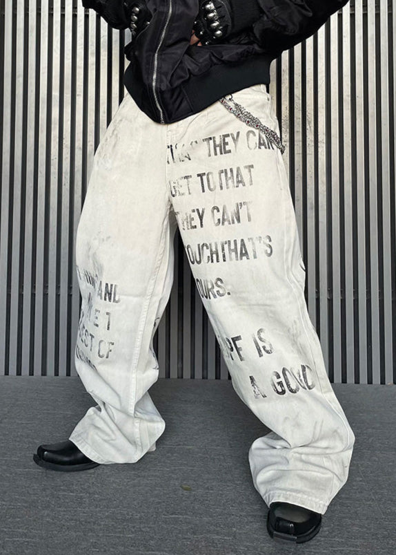 パンツ archive grunge 00s stripe Design pants VINTAGELIKE LETTER PRINTED PANTS DFDES4444 – Deuku