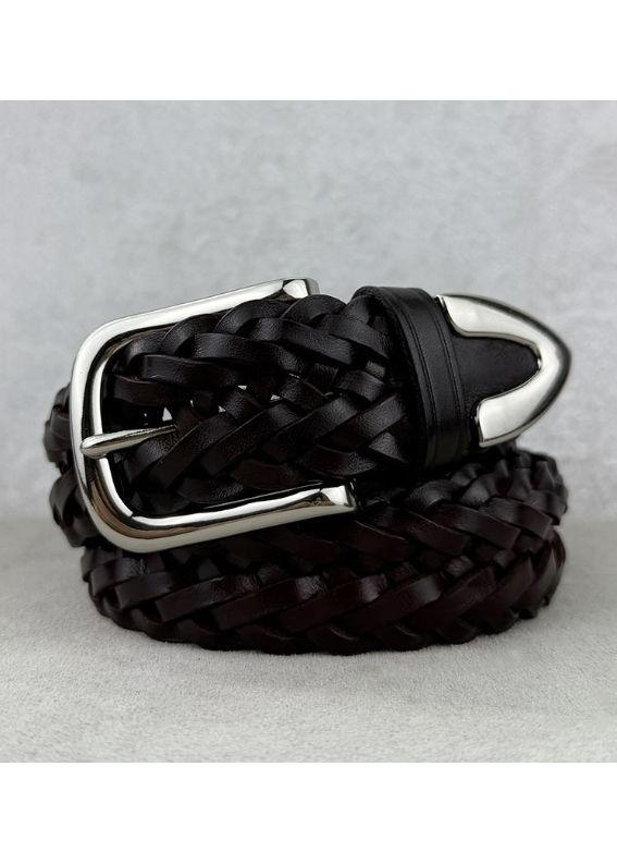 BRAIDED LEATHER BELT BEDES4710