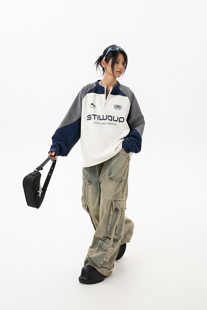 RACING HALF ZIP PULLOVER BEDES4667