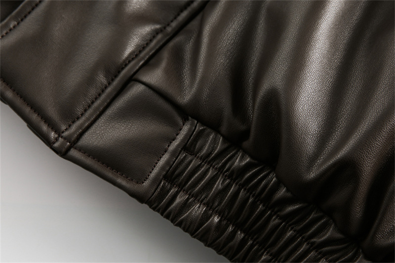 PADDED LEATHER JACKET BEDES4522