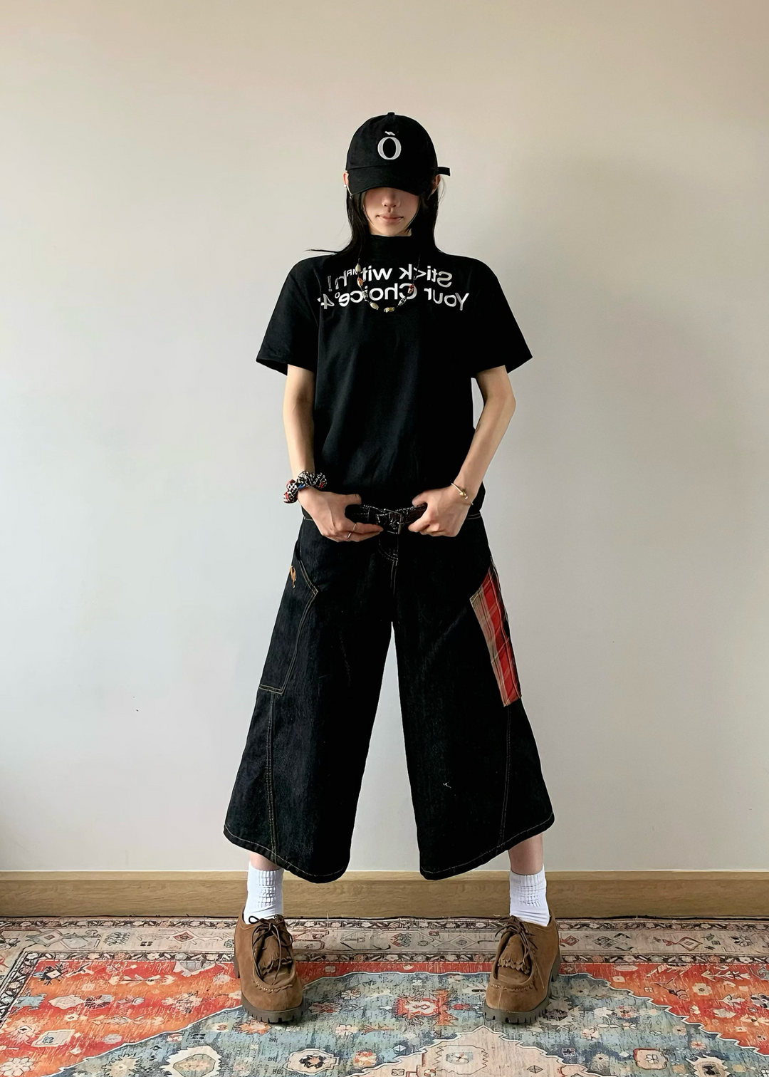 LOGO HIGH NECK T-SHIRT DFDES4619