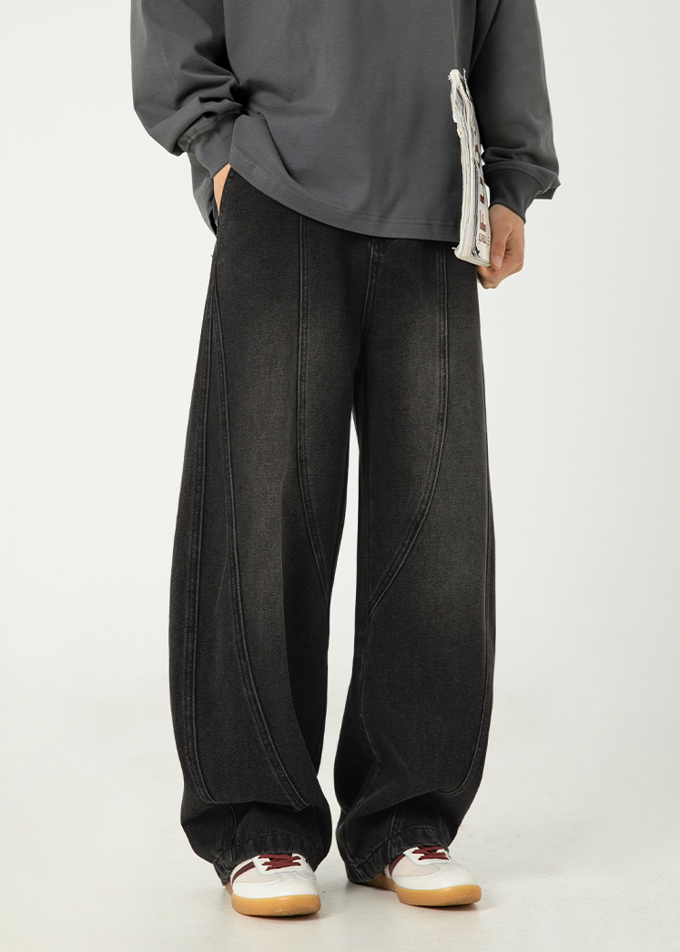 CURVE WIDE DENIM PANTS BEDES4528