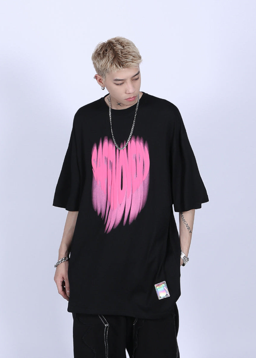 FADED LOGO PRINTED T-SHIRT MNDES4463