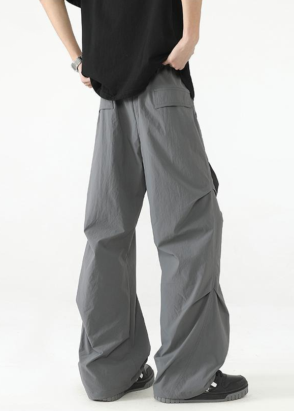 3D PANEL WIDE EASY PANTS BEDES4764