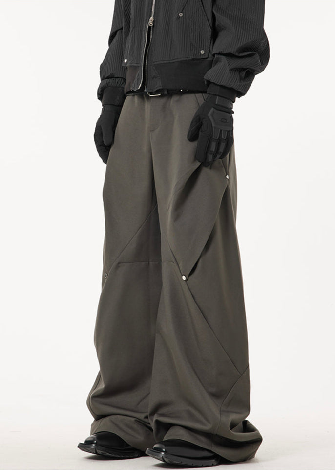 RIVET DESIGNED WIDE SLACKS DFDES4434 – Deuku