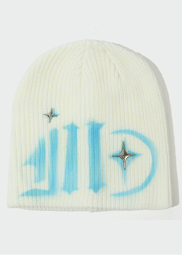 AIRBRUSH LOGO KNIT BEANIE BEDES4646