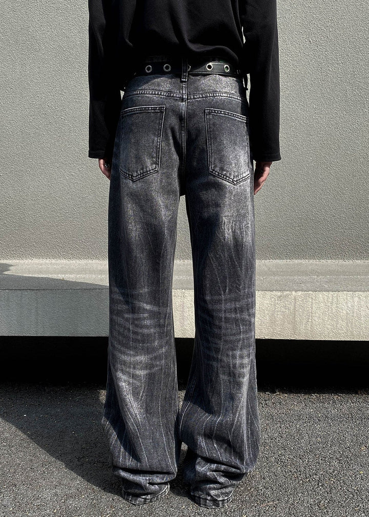 DESIGNED FADE BLACK DENIM AEDES4564 - Deuku