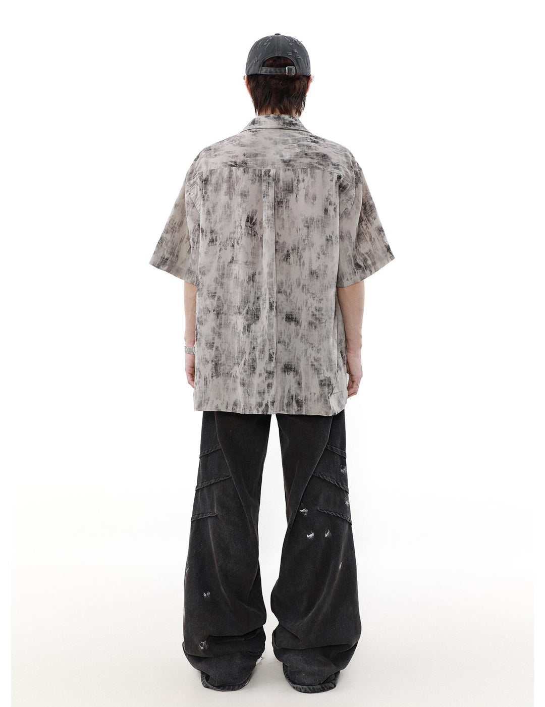 PATTERNED SHORT SLEEVE SHIRT MNDES4452