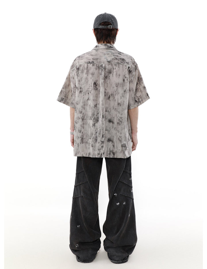 PATTERNED SHORT SLEEVE SHIRT MNDES4452