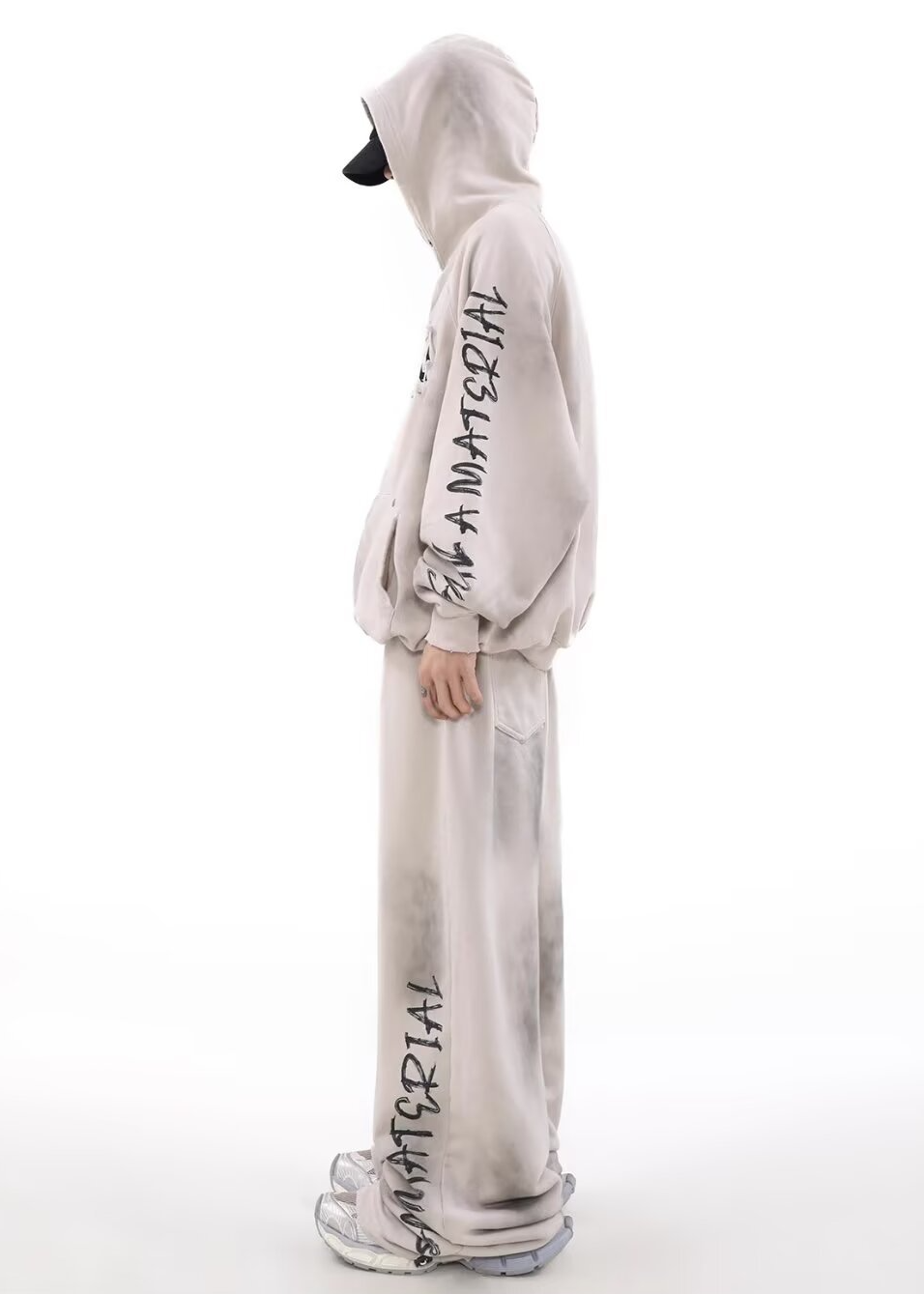 SMOKE DYE LOGO SWEAT PANTS BEDES4517