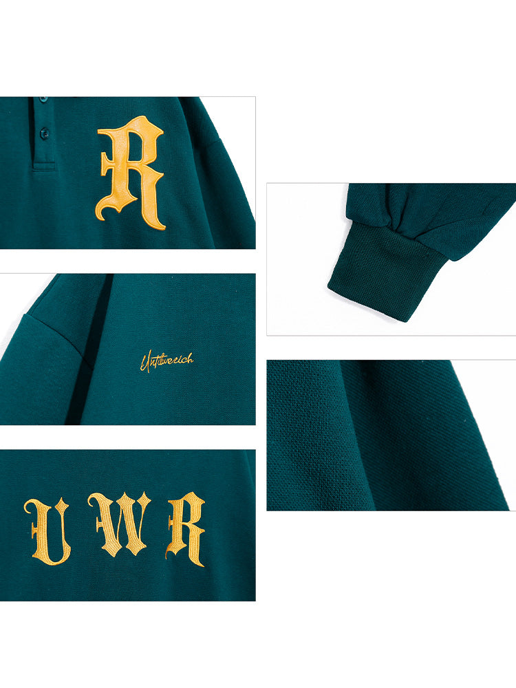 EMBLEM LS POLO SHIRT UWDES4410