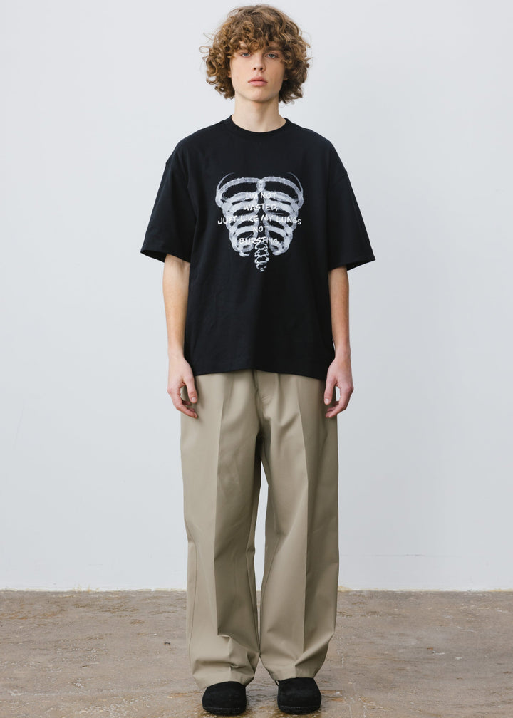 BONE PRINTED T-SHIRT BHDES4448