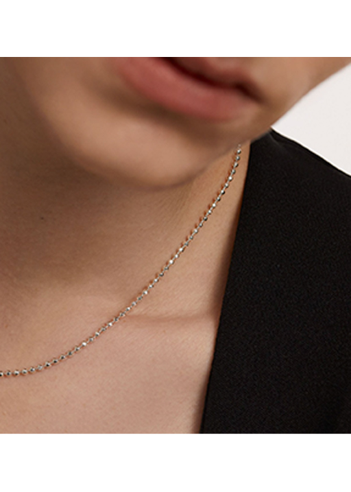 MINIMAL BALL CHAIN NECKLACE BEDES4682