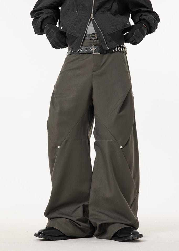 RIVET DESIGNED WIDE SLACKS DFDES4445