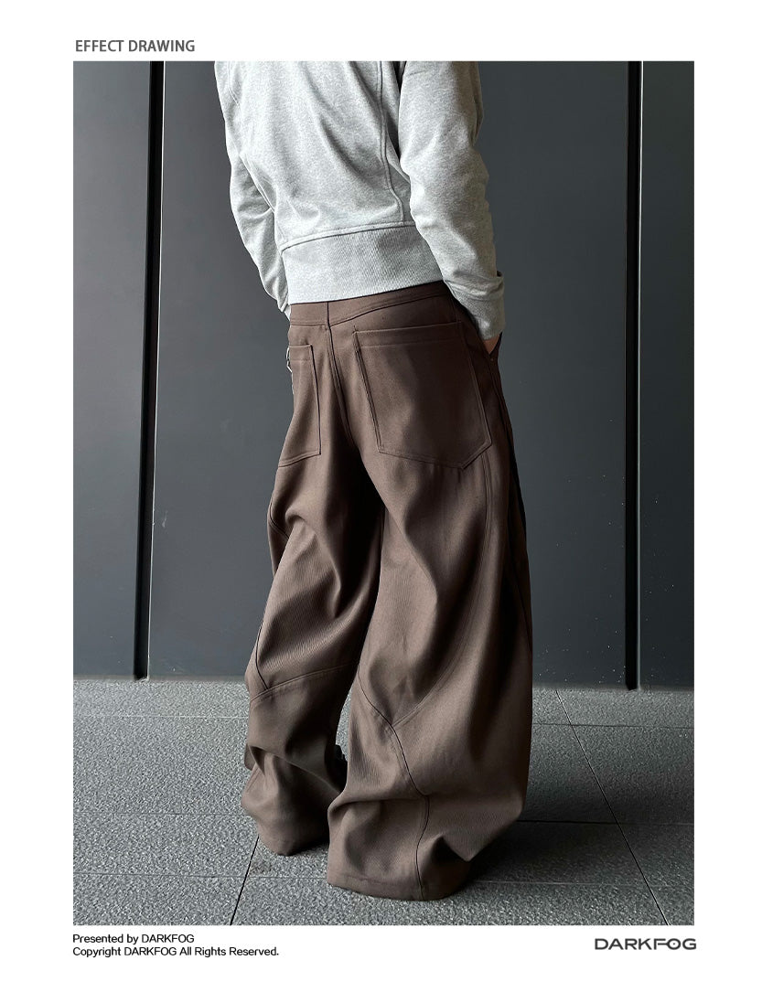RIVET WIDE CURVE PANTS DFDES4440