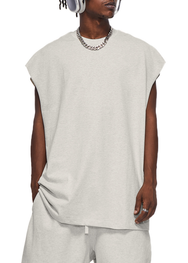 OVERSIZED SLEEVELESS T-SHIRT BEDES4637