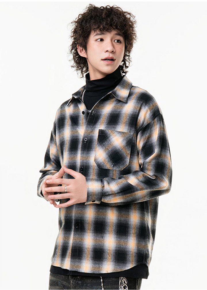 OMBRE CHECK SHIRT BEDES4554