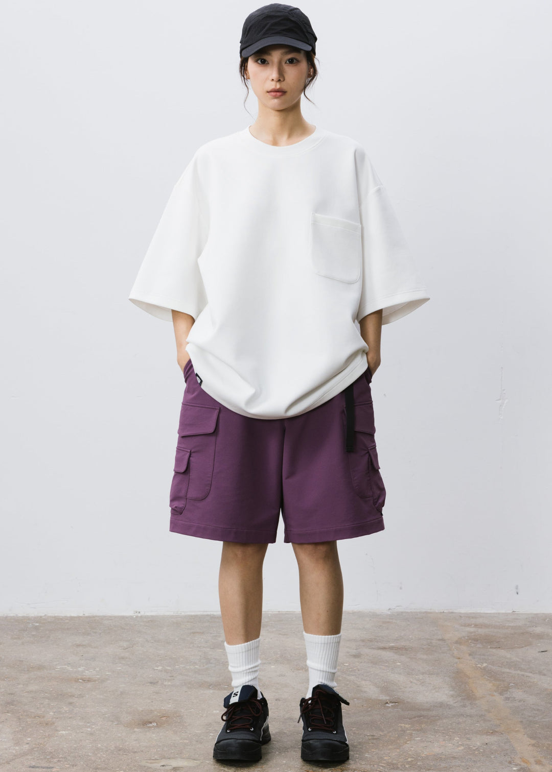 OVER SIZED POCKET T-SHIRT BHDES4447