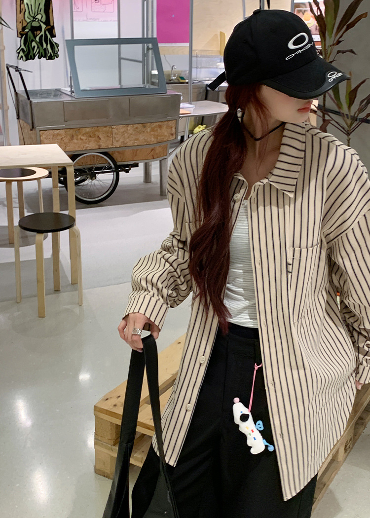 STRIPE RELAXED FIT SHIRT BEDES4614