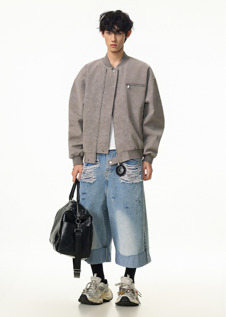 ZIP POCKET BLOUSON BEDES4539