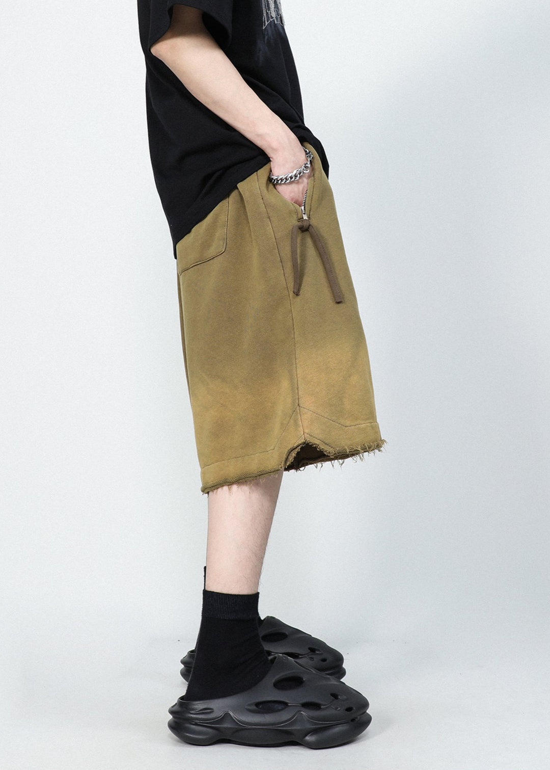 SWEAT WIDE HALF PANTS MNDES4457