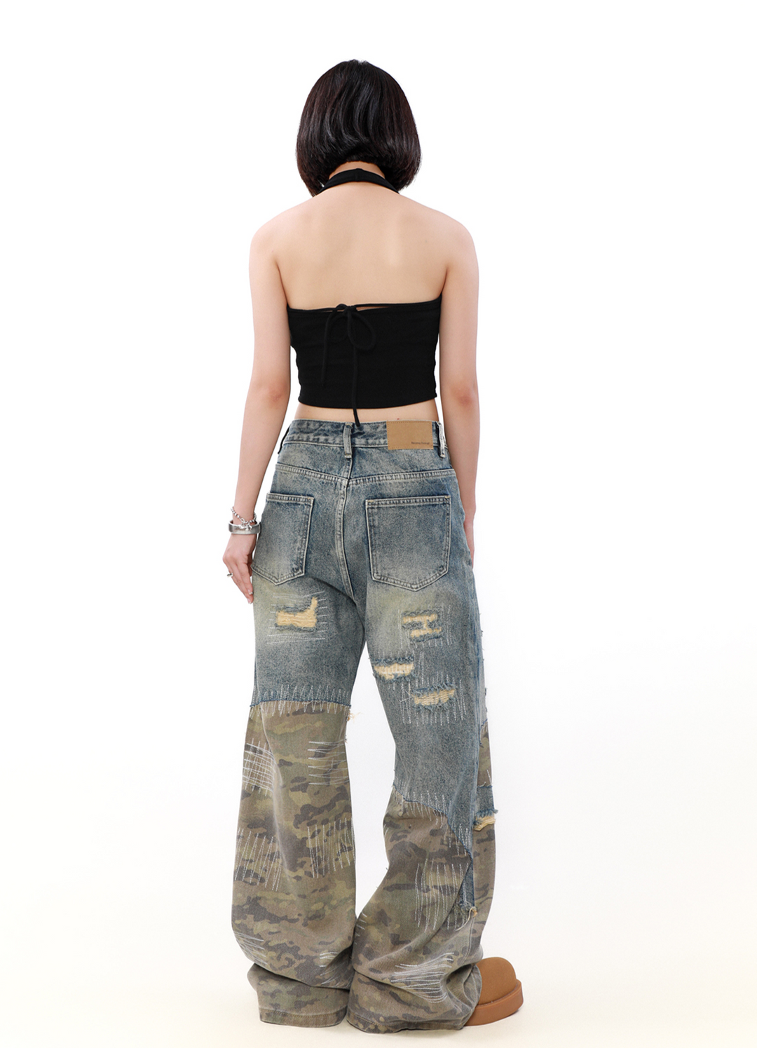 DAMAGED DENIM PANTS MEDES4348