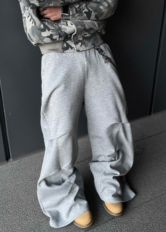 TUCK WIDE SWEAT PANTS DFDES4444