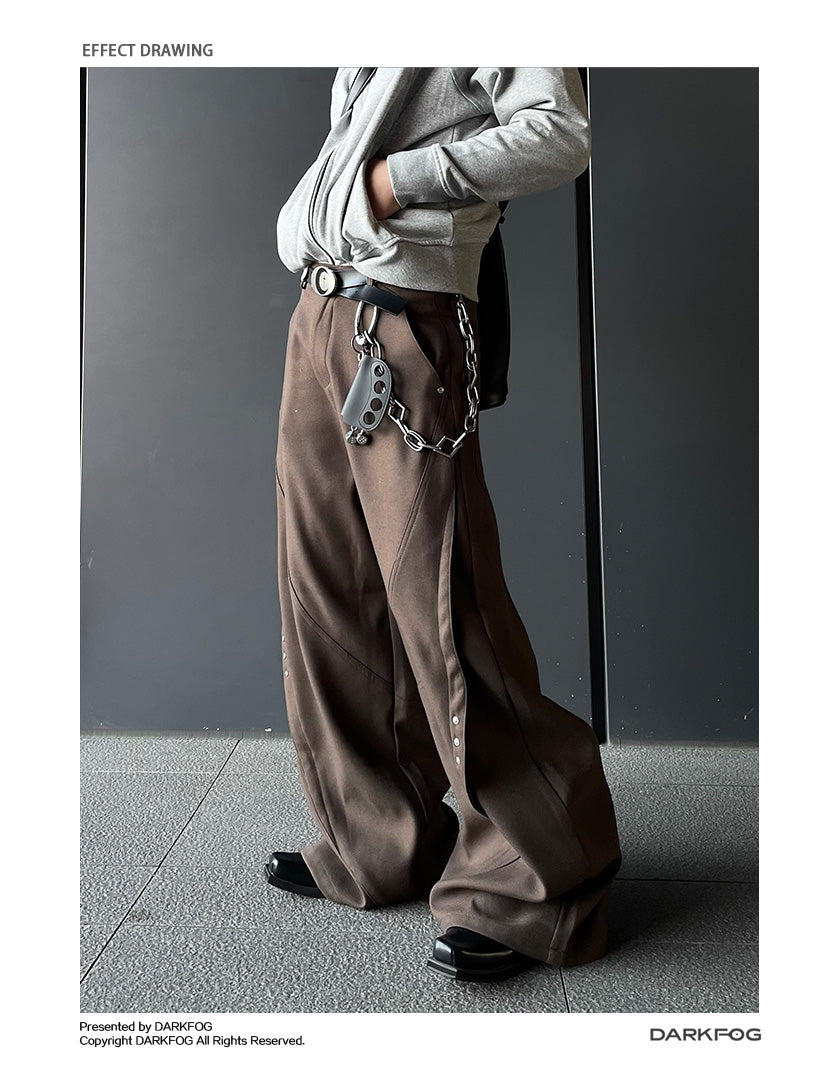 RIVET WIDE CURVE PANTS DFDES4440